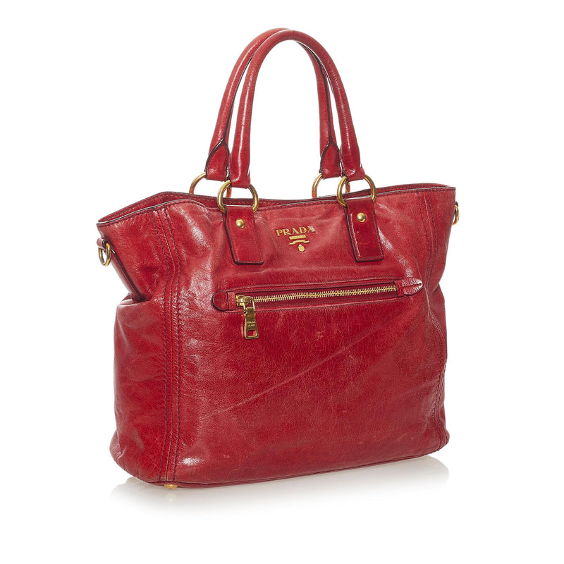 Prada Vitello Lux Tote Bag (SHG-28081)