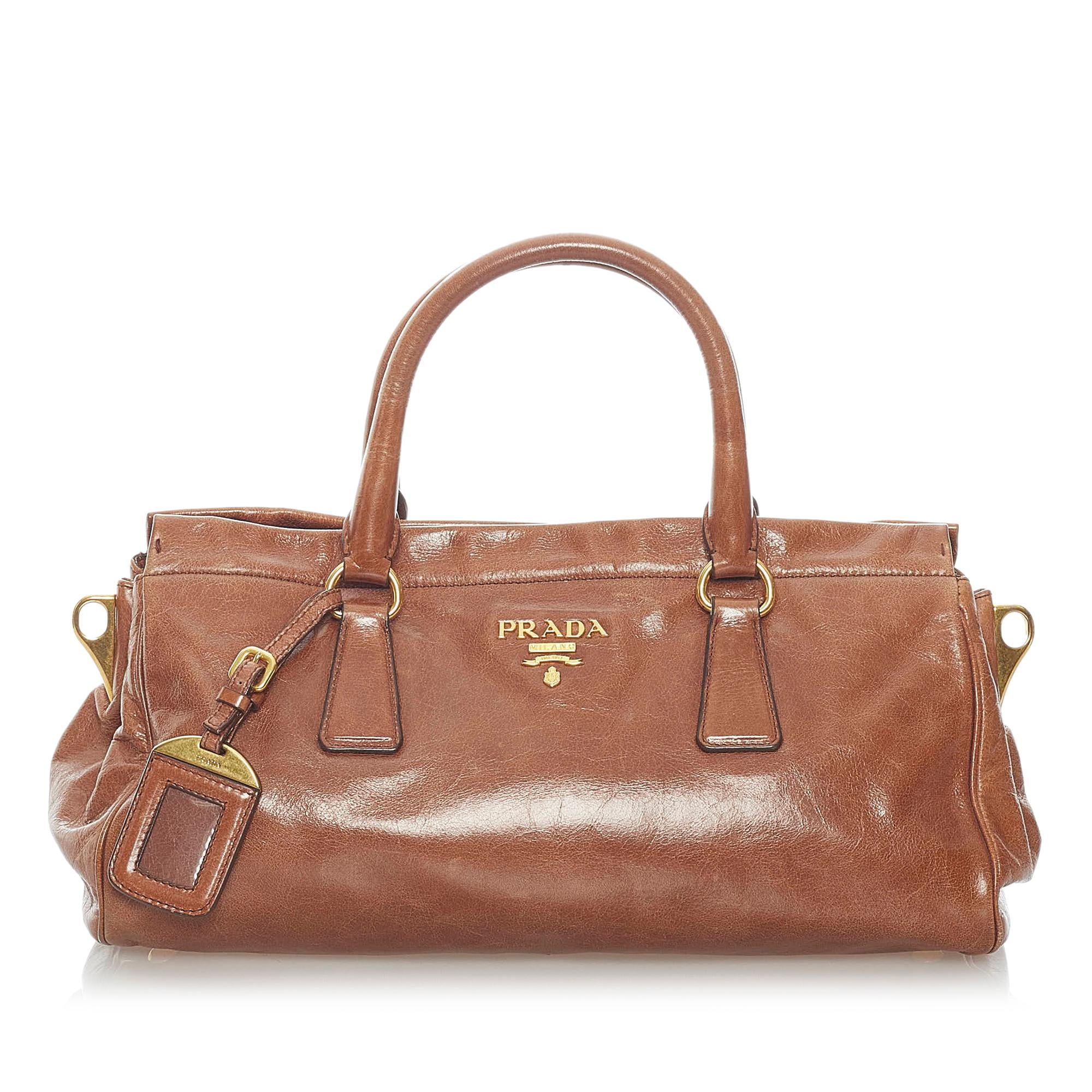 Prada Vitello Shine Satchel (SHG-32637)