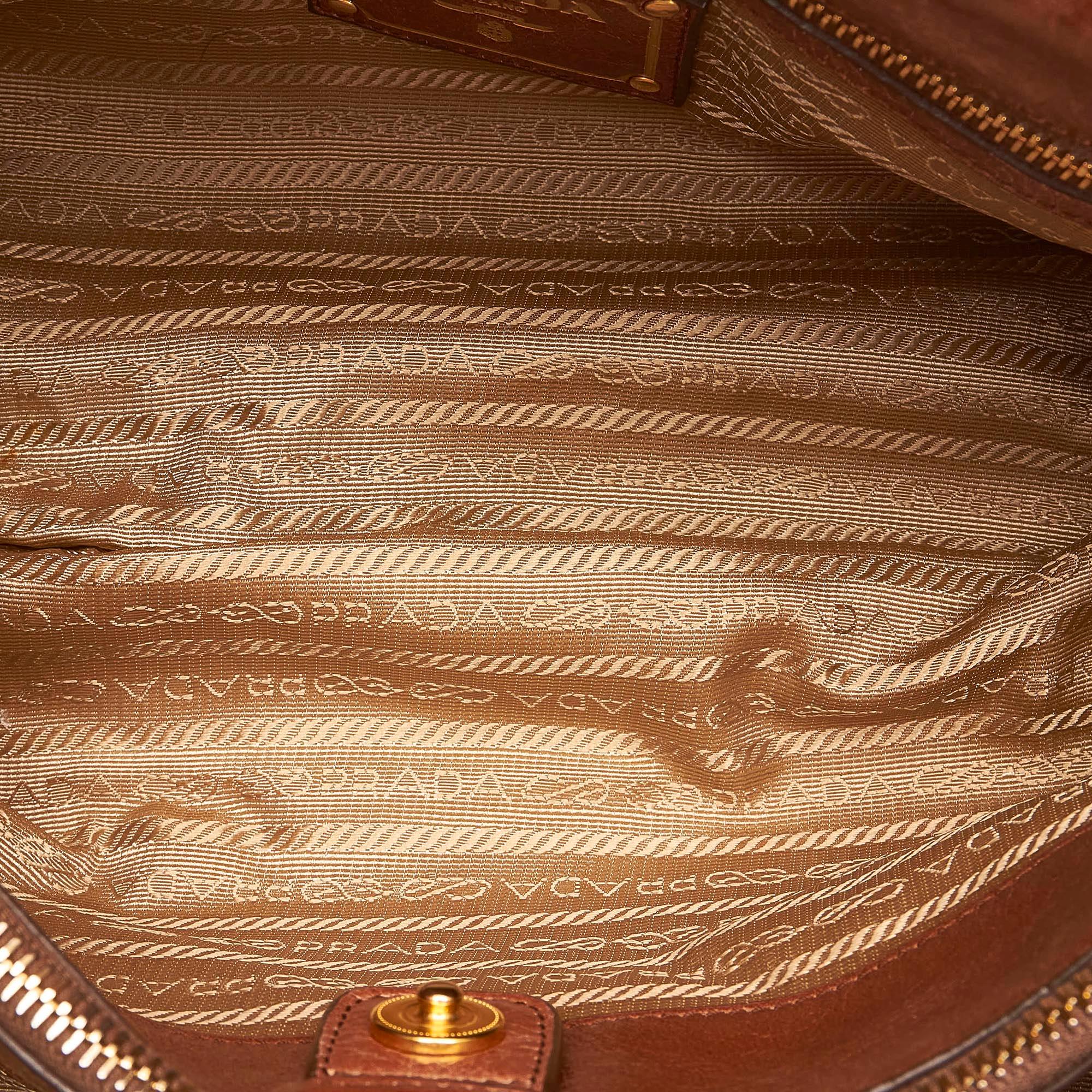 Prada Vitello Shine Satchel (SHG-32637)