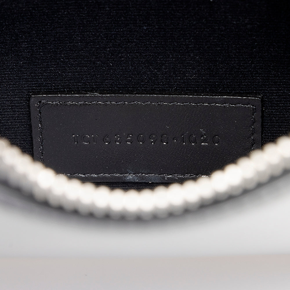 Saint Laurent Calfskin Zip Pouch (SHF-22031)