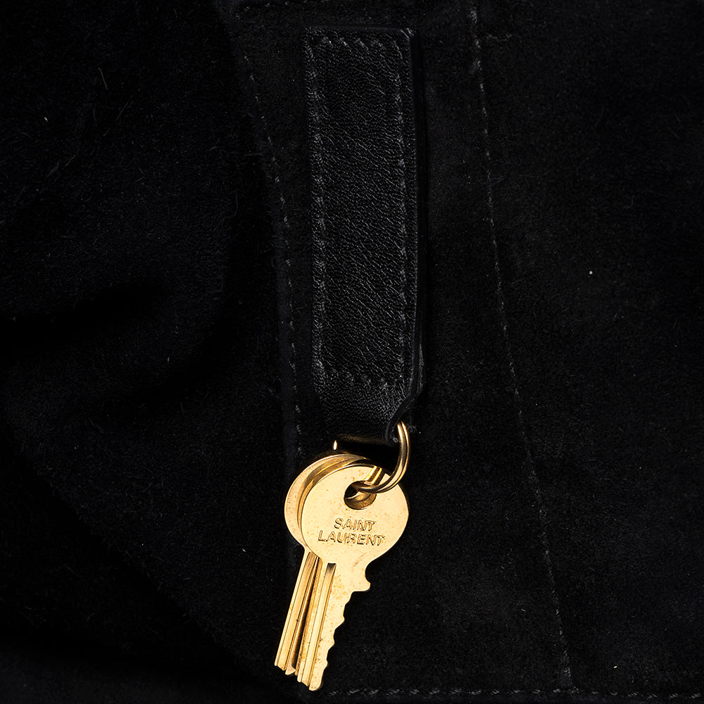 Saint Laurent Classic Calfskin Large Sac De Jour Tote (SHF-19251)