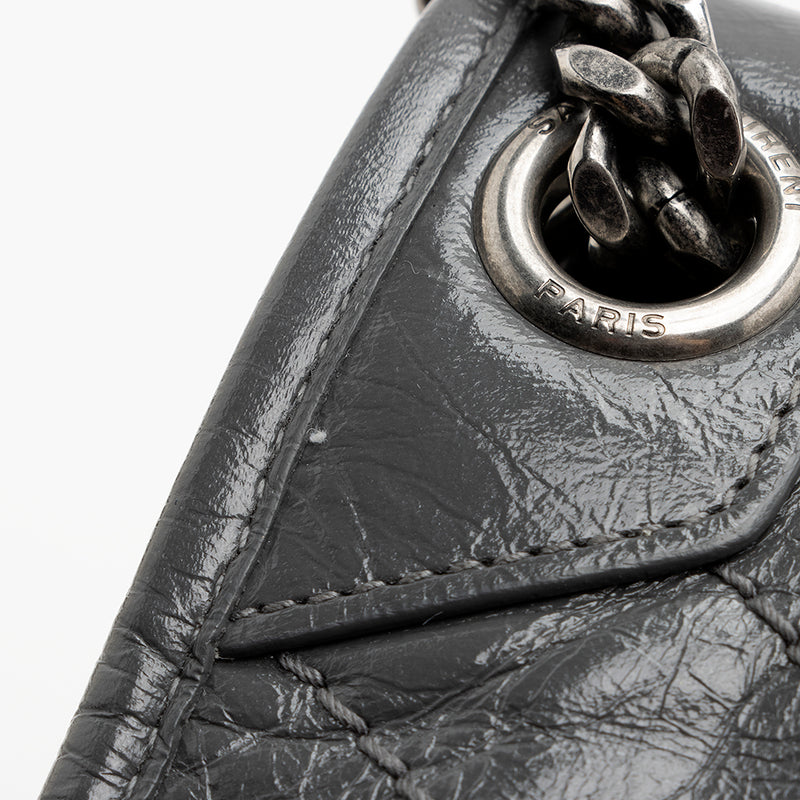 Saint Laurent Crinkled Calfskin Niki Medium Shoulder Bag (SHF-20293)