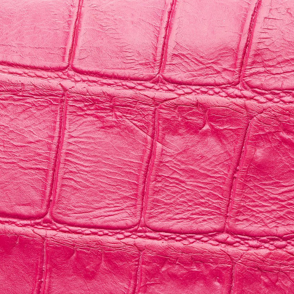 Saint Laurent Croc Embossed Leather Kate Tassel Medium Shoulder Bag (SHF-19701)