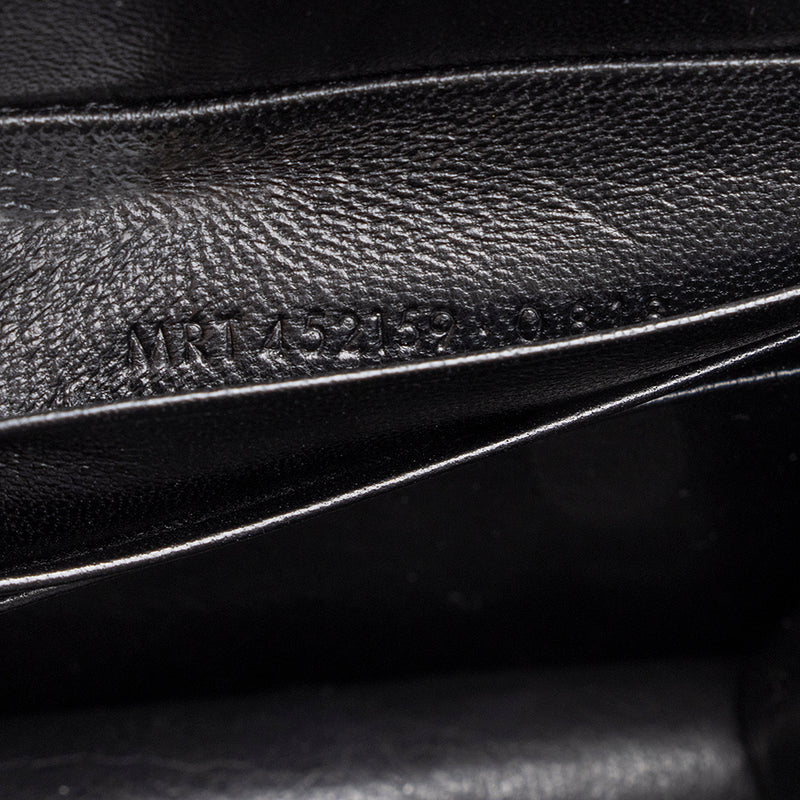 Saint Laurent Croc Embossed Leather Kate Tassel Small Shoulder Bag (SHF-18996)