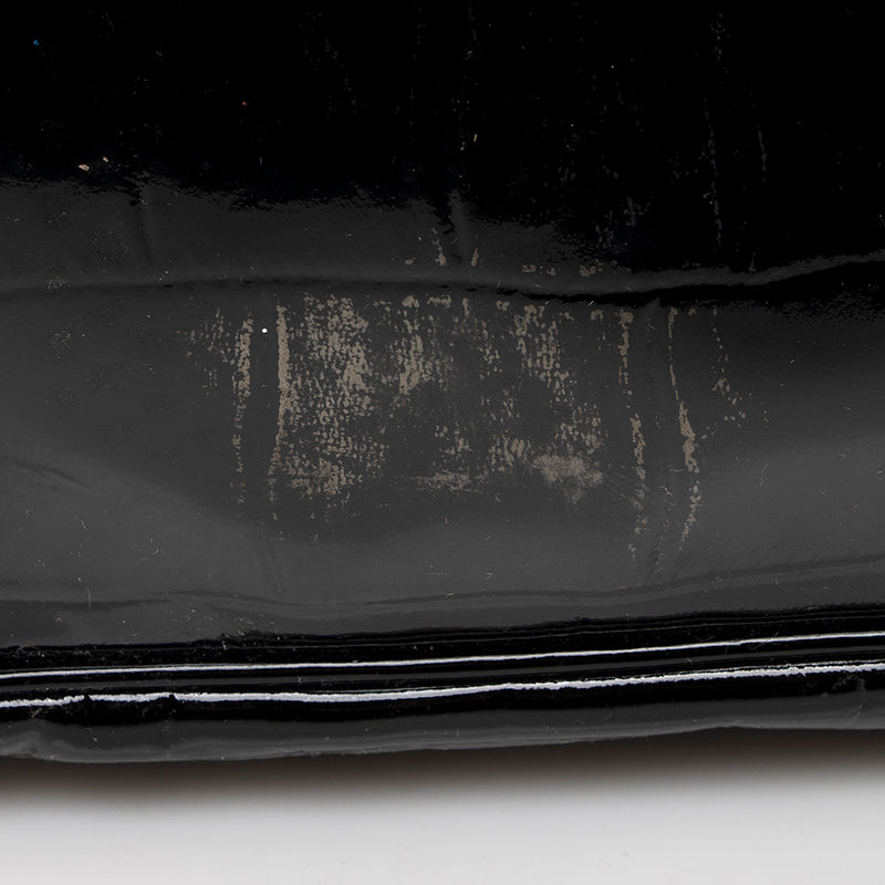 Saint Laurent Croc Embossed Patent Leather Raspail Tote (SHF-19265)