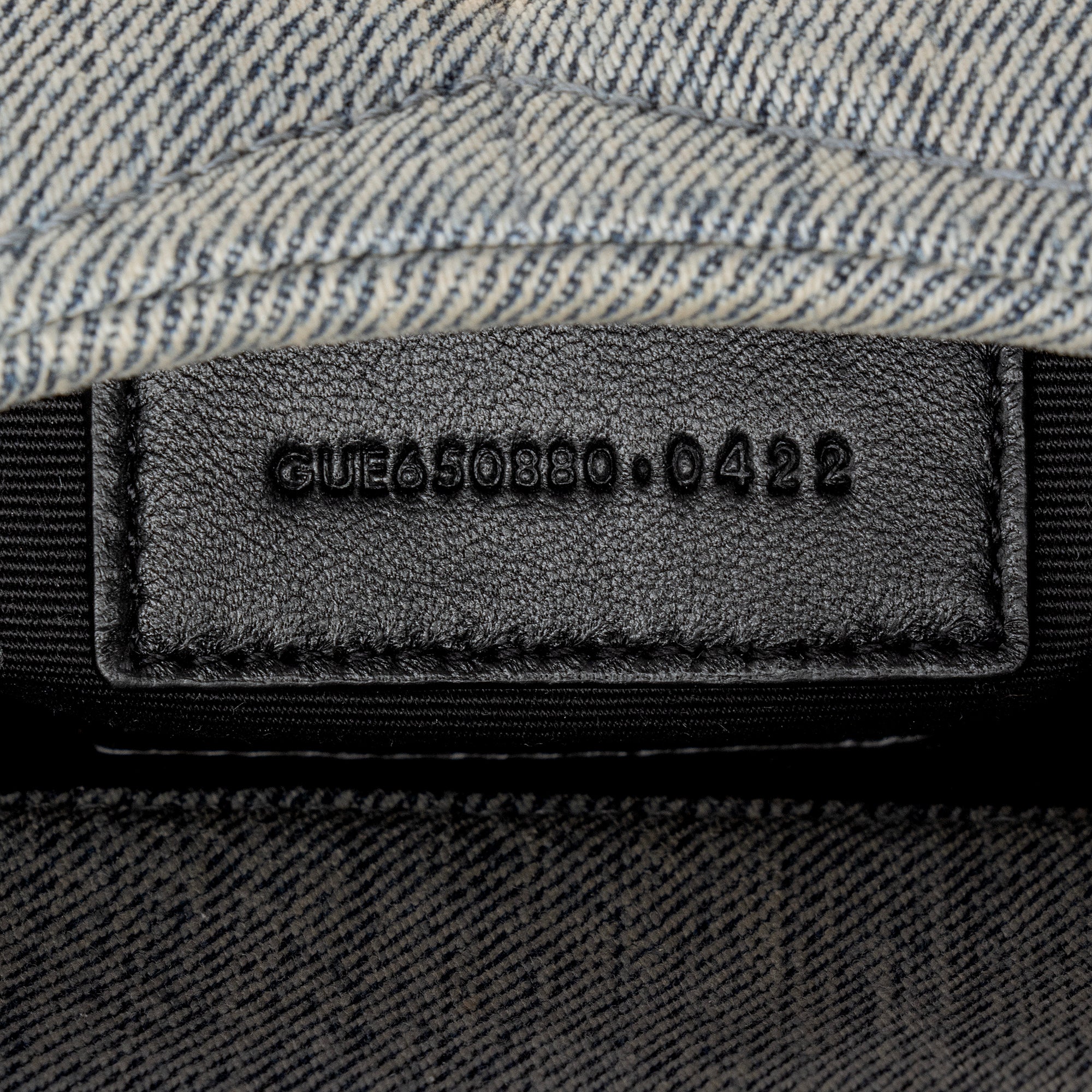 Saint Laurent Denim Monogram Puffer LouLou Small Clutch (SHF-22918)