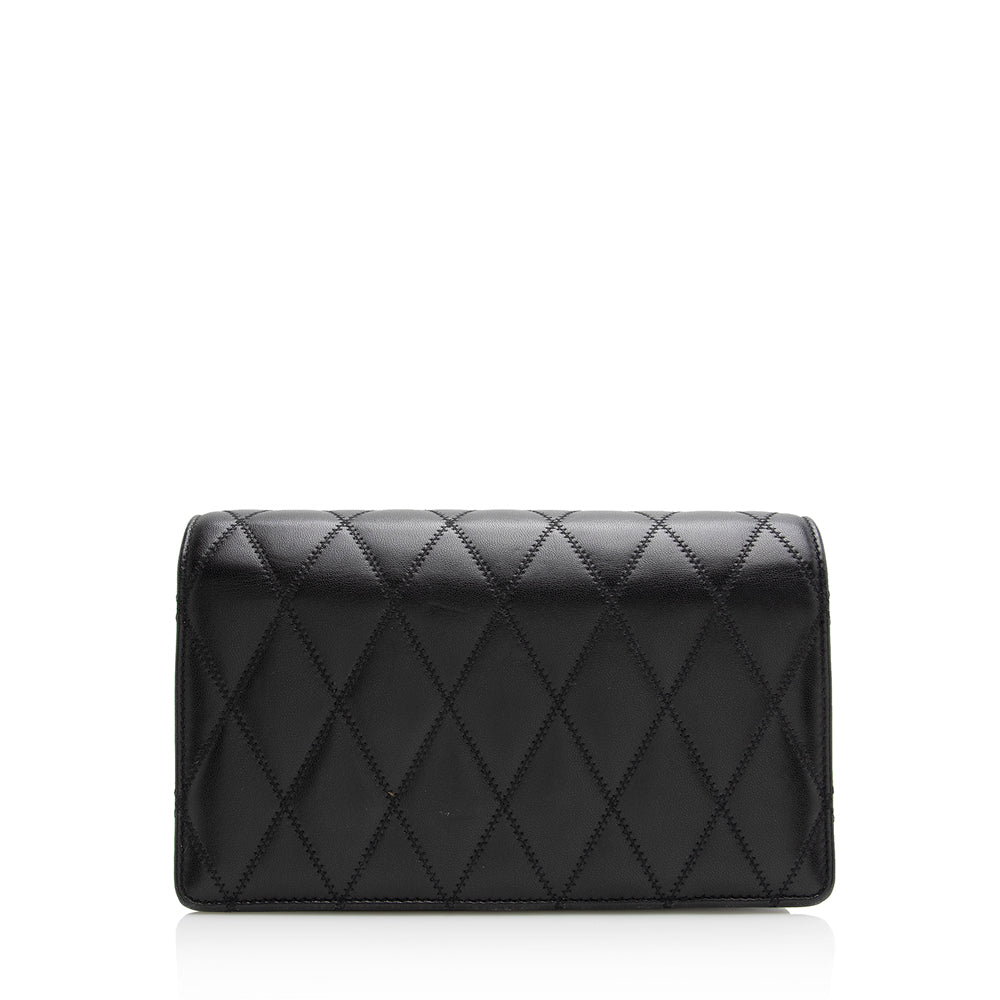 Saint laurent angie diamond quilted leather shoulder bag new arrivals