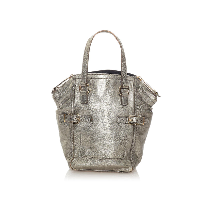 Saint Laurent Downtown Patent Leather Handbag (SHG-27230)