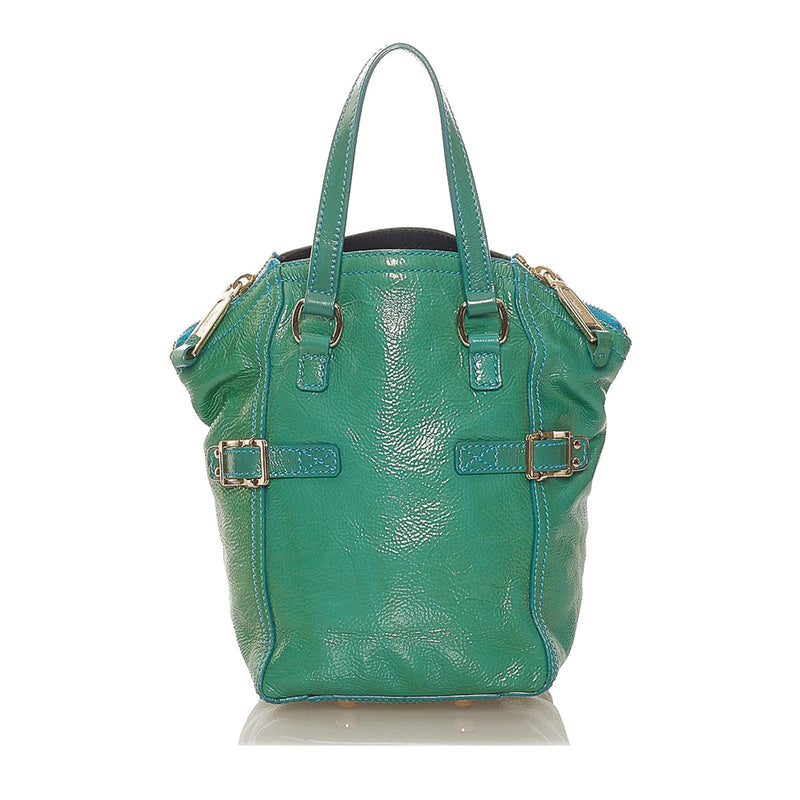 Saint Laurent Downtown Patent Leather Handbag (SHG-28073)