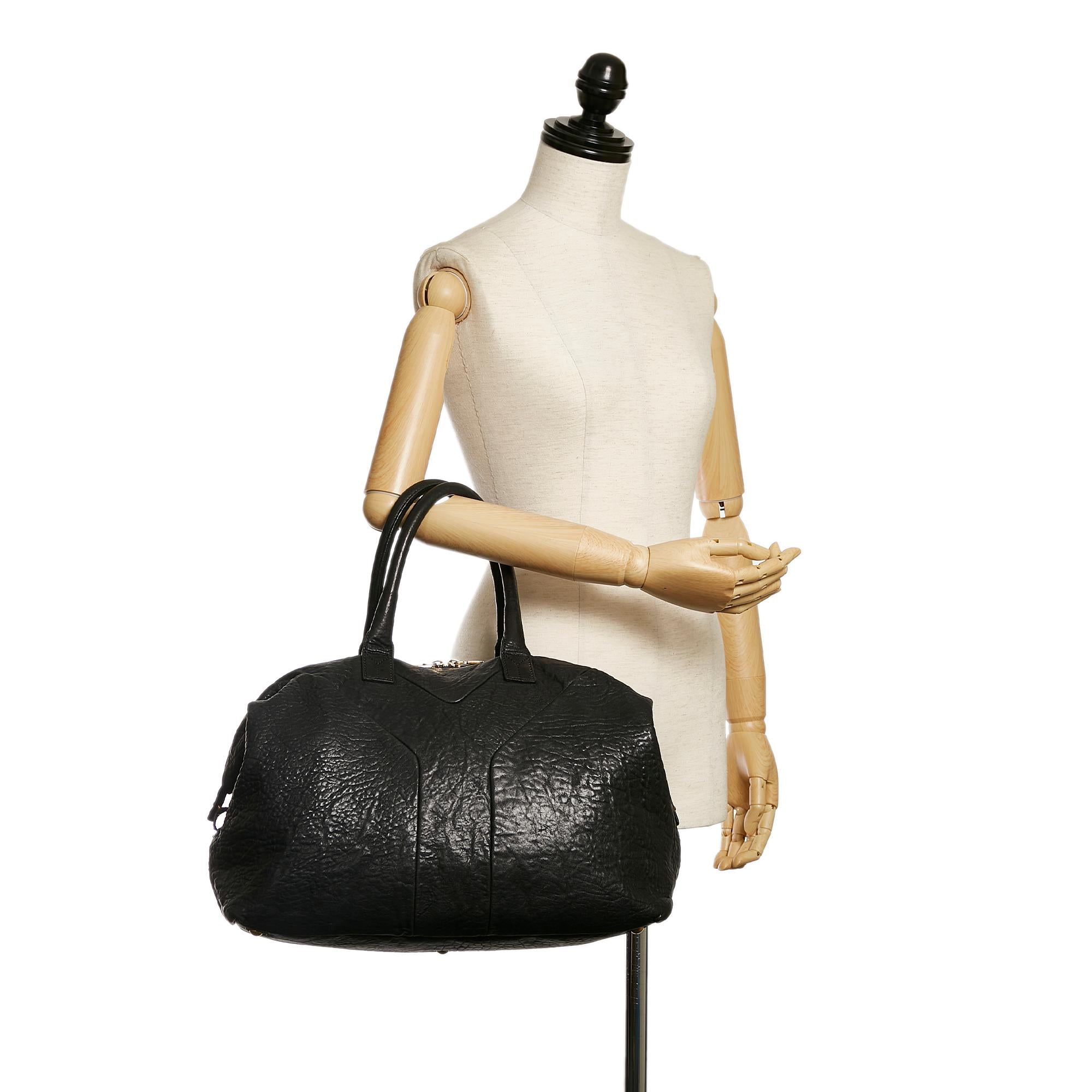 Saint Laurent Easy Y Leather Tote Bag (SHG-32296)