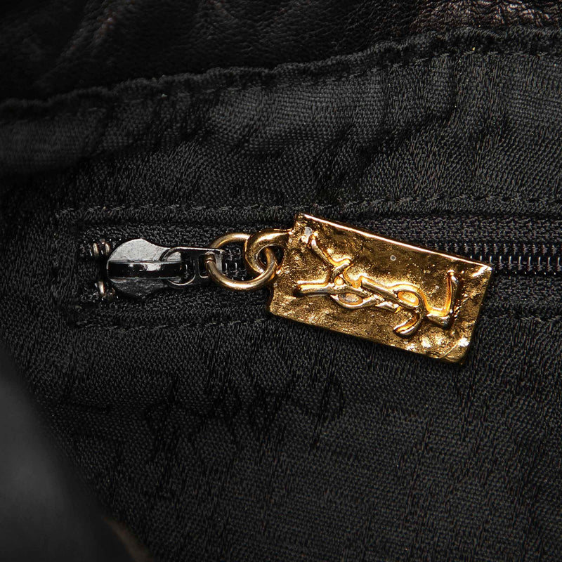Saint Laurent Fringe Leather Shoulder Bag (SHG-23198)