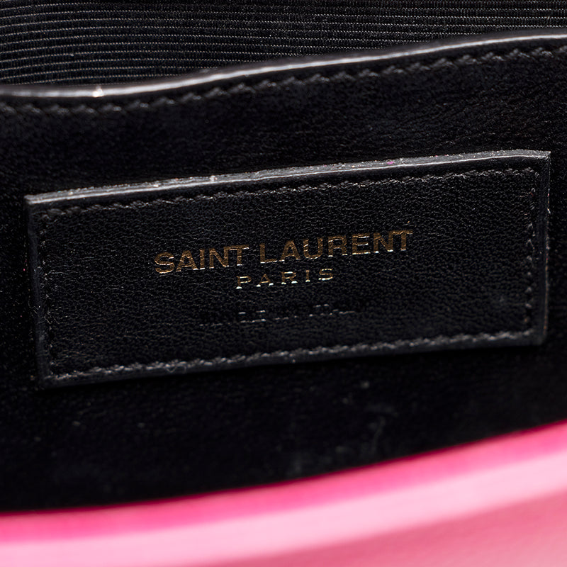 Saint Laurent Grain de Poudre Leather Classic Kate Chain Small Shoulder Bag (SHF-20743)