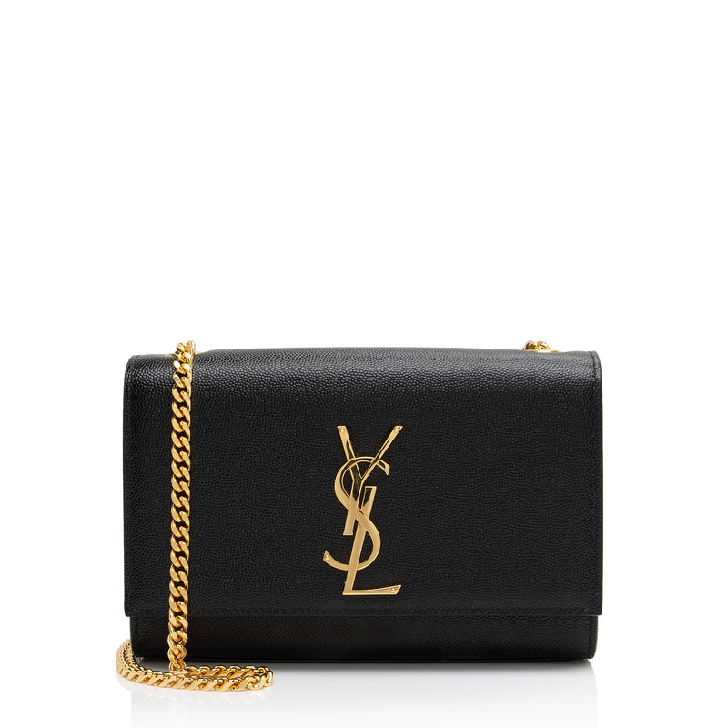 Yves Saint Laurent Kate Small Chain Bag In Grain De Poudre Leather