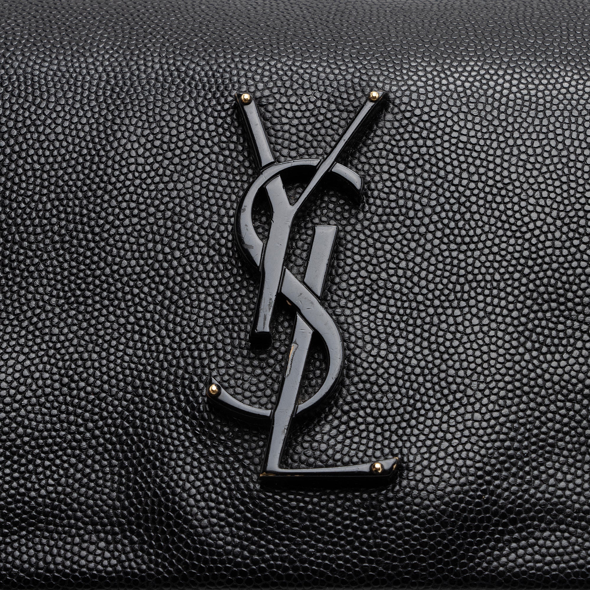 Saint Laurent Grain de Poudre West Hollywood Medium Flap Bag (SHF-22784)