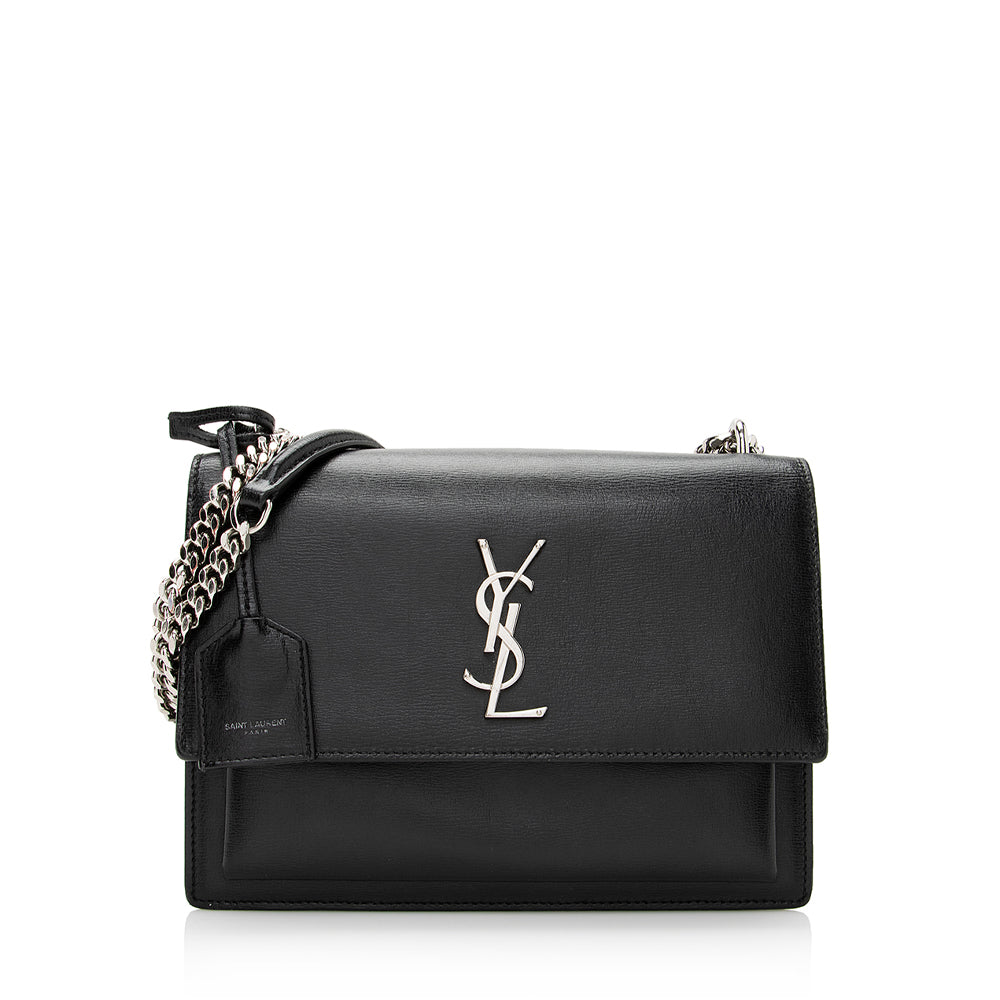 Yves Saint Laurent, Bags, Saint Laurent Sunset Small In Grained Leather