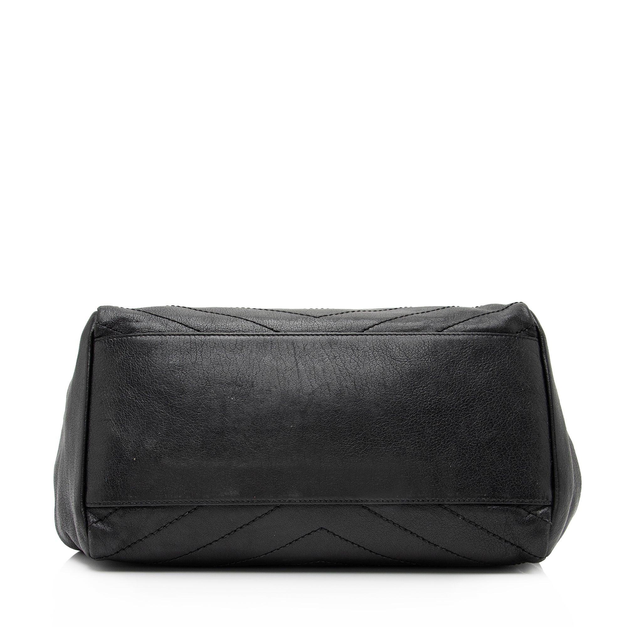 Saint Laurent Lambskin Large Monogram Nolita Bag (SHF-23575)