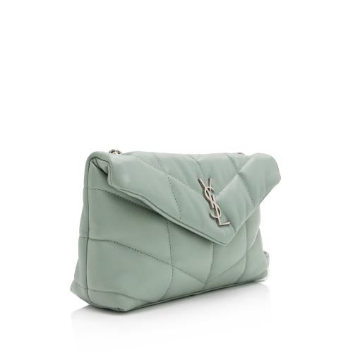 Saint Laurent Lambskin Monogram Puffer LouLou Toy Shoulder Bag (SHF-cAptdi)