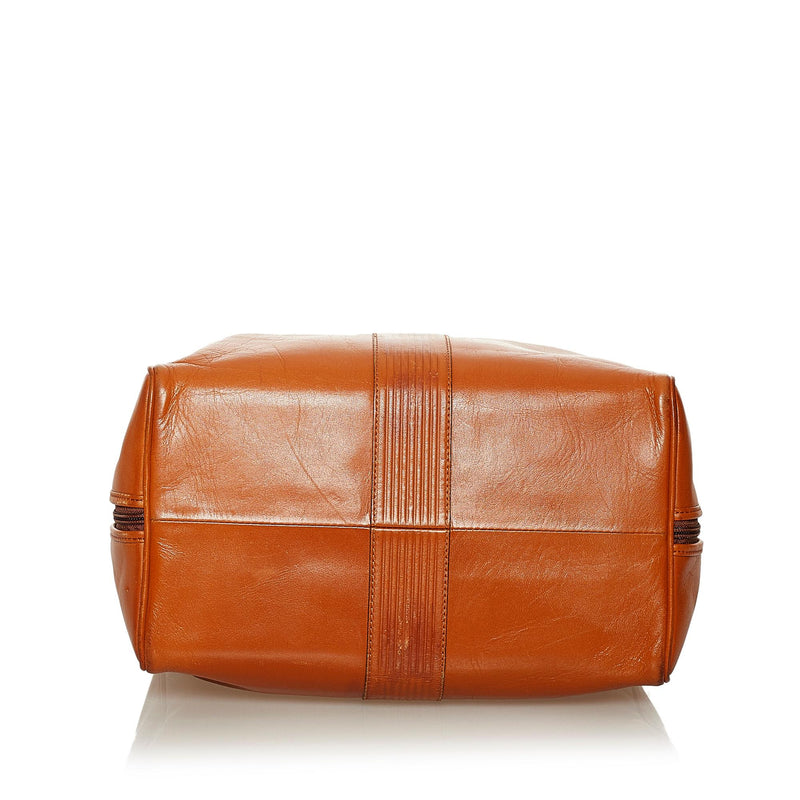 Saint Laurent Leather Boston Bag (SHG-29036)