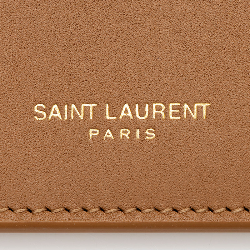 Saint Laurent Leather Card Case Insert (SHF-13749)
