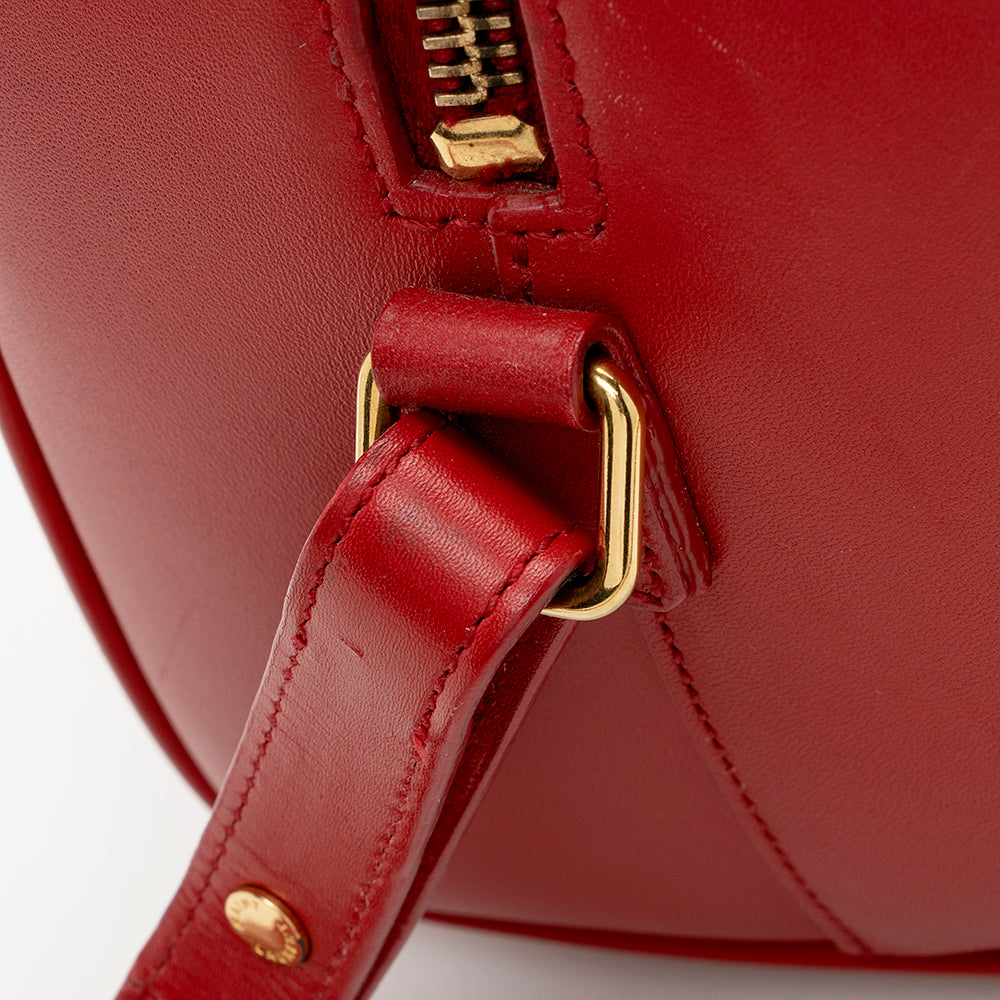 Saint Laurent Leather Classic Baby Duffle Satchel (SHF-14810)