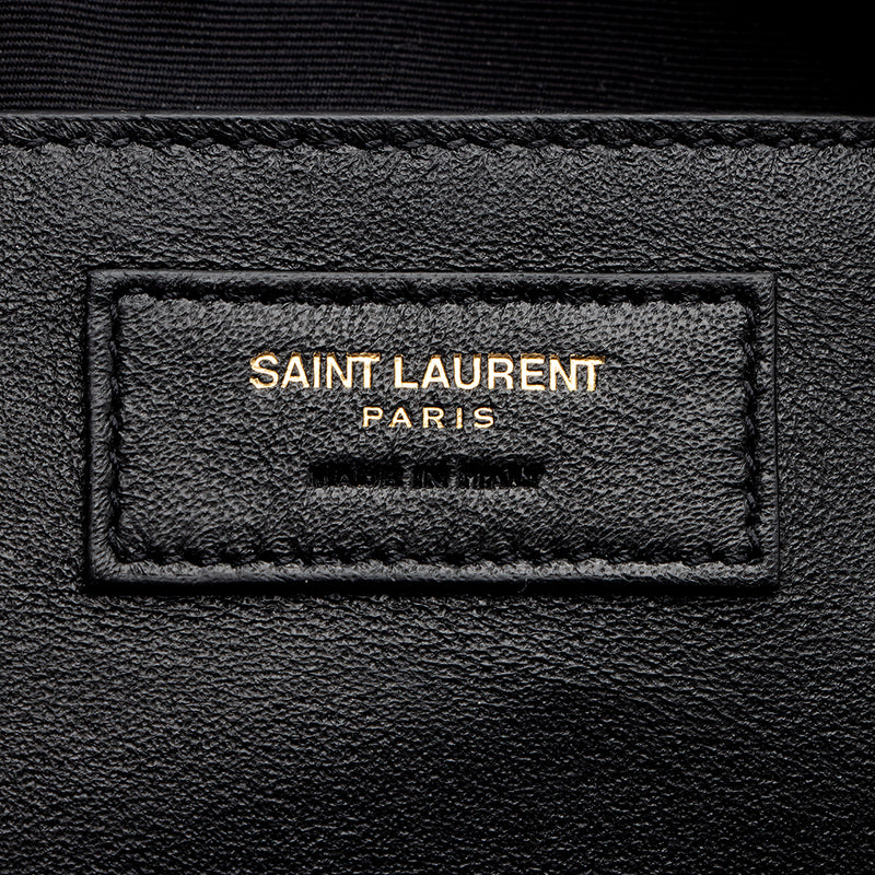 Saint Laurent Leather Classic New Small Duffle Bag - FINAL SALE (SHF-18338)