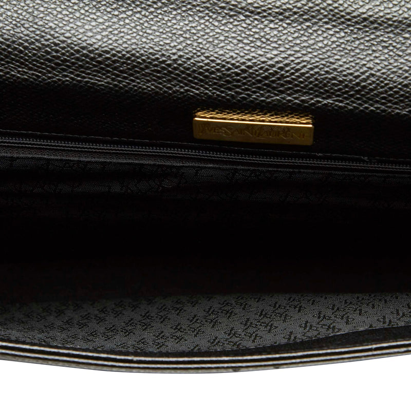 Saint Laurent Leather Clutch Bag (SHG-16533)