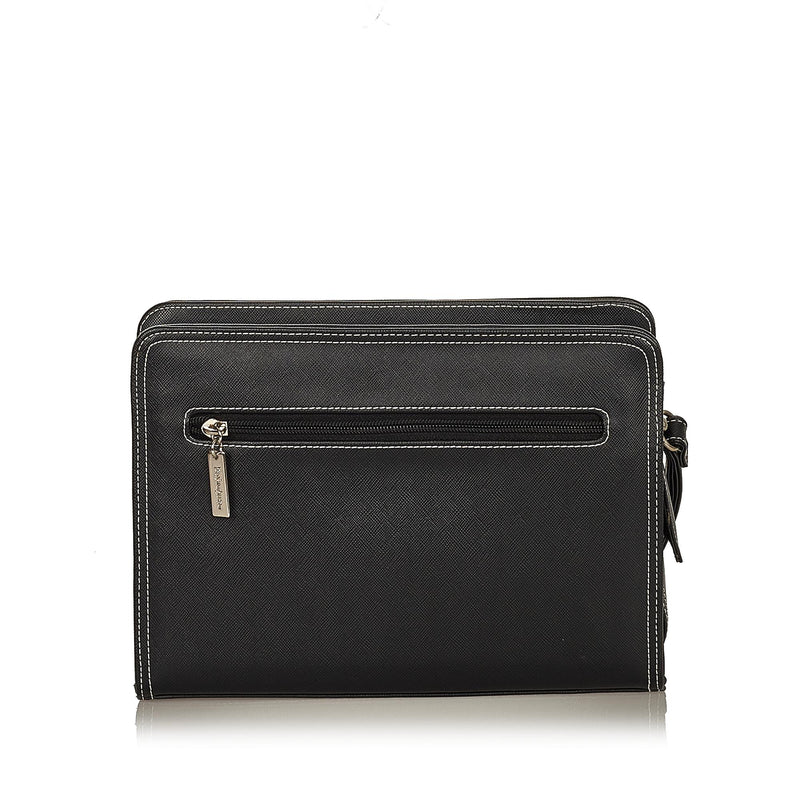 Saint Laurent Leather Clutch Bag (SHG-25613)
