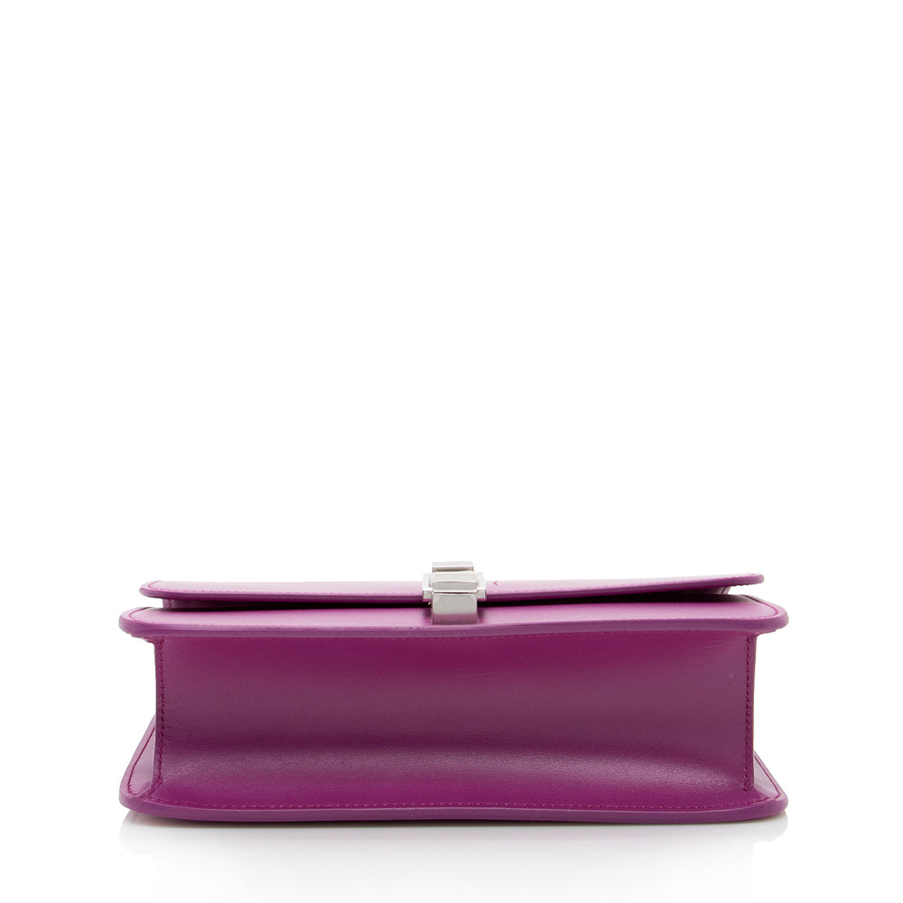 Saint Laurent Leather Le Carre Shoulder Bag (SHF-17856)