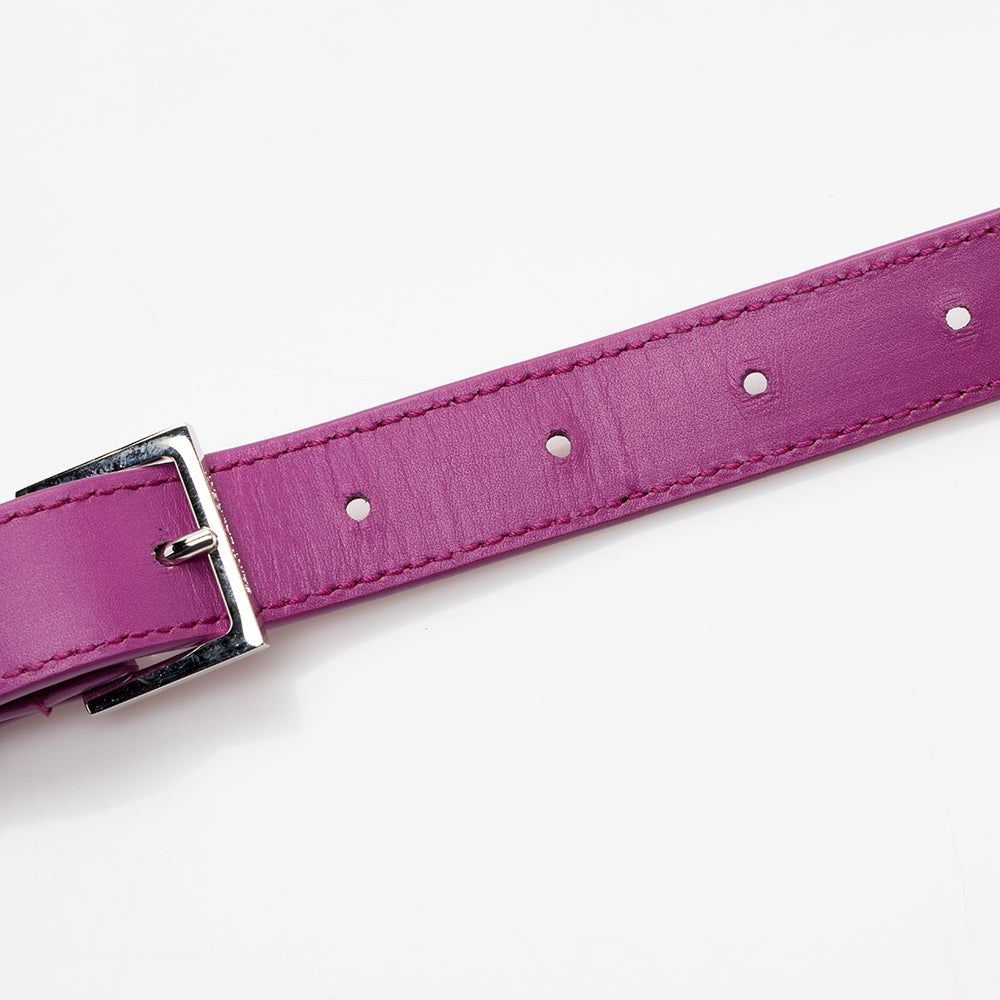 Saint Laurent Leather Le Carre Shoulder Bag (SHF-17856)