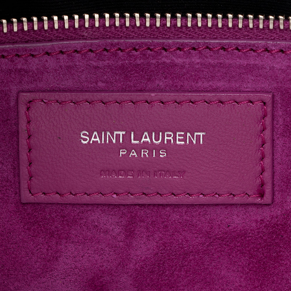 Saint Laurent Leather Le Carre Shoulder Bag (SHF-17856)