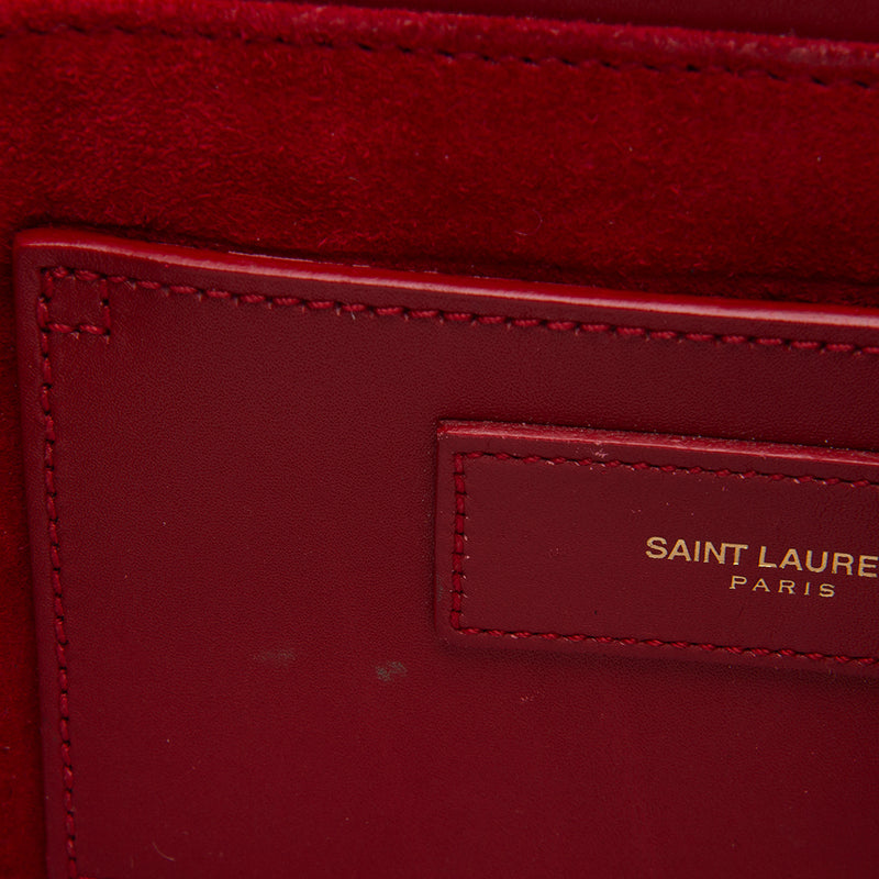 Saint Laurent Leather Lulu Small Shoulder Bag (SHF-12698)