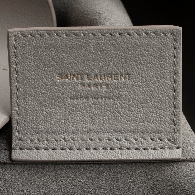 Saint Laurent Leather Mini Tote - FINAL SALE (SHF-18043)