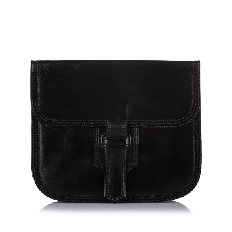 Saint Laurent Leather Shoulder Bag (SHG-20050)