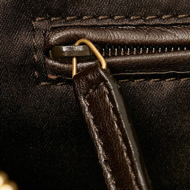 Saint Laurent Leather Shoulder Bag (SHG-25206)