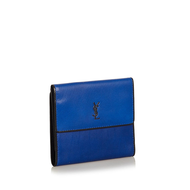 Saint Laurent Leather Small Wallet (SHG-26524)