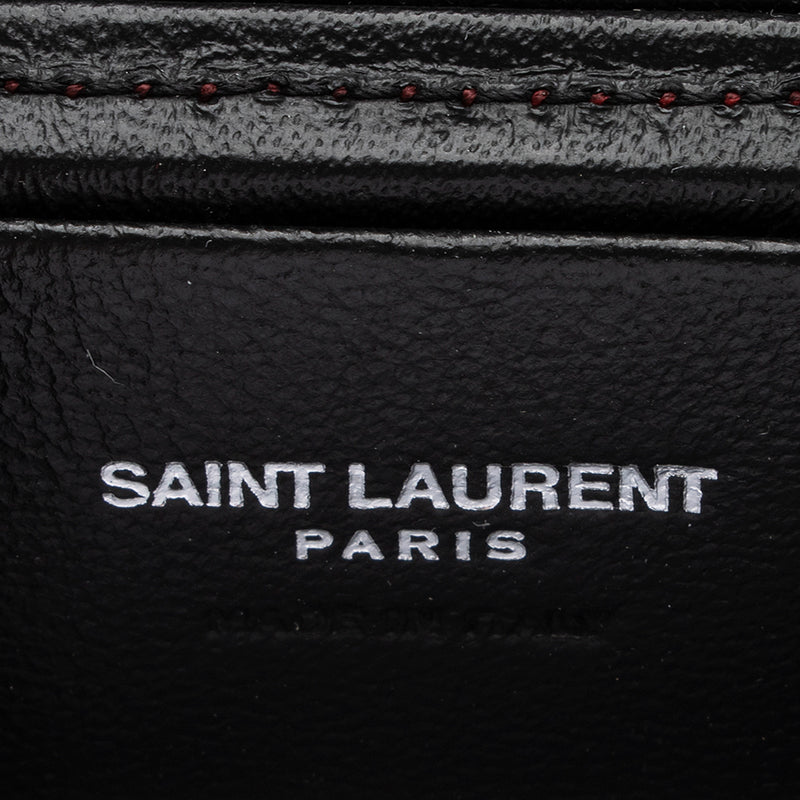 Saint Laurent Leather Tassel Box Minaudiere Crossbody bag (SHF-15364)