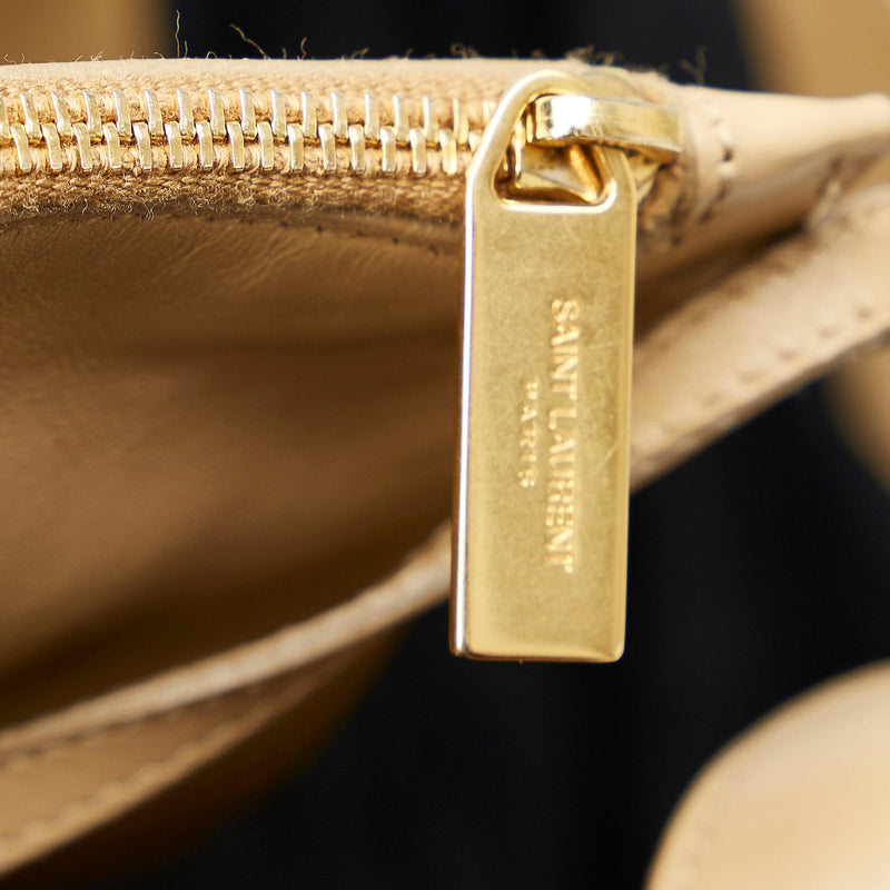 Saint Laurent Leather Tote Bag (SHG-31511)