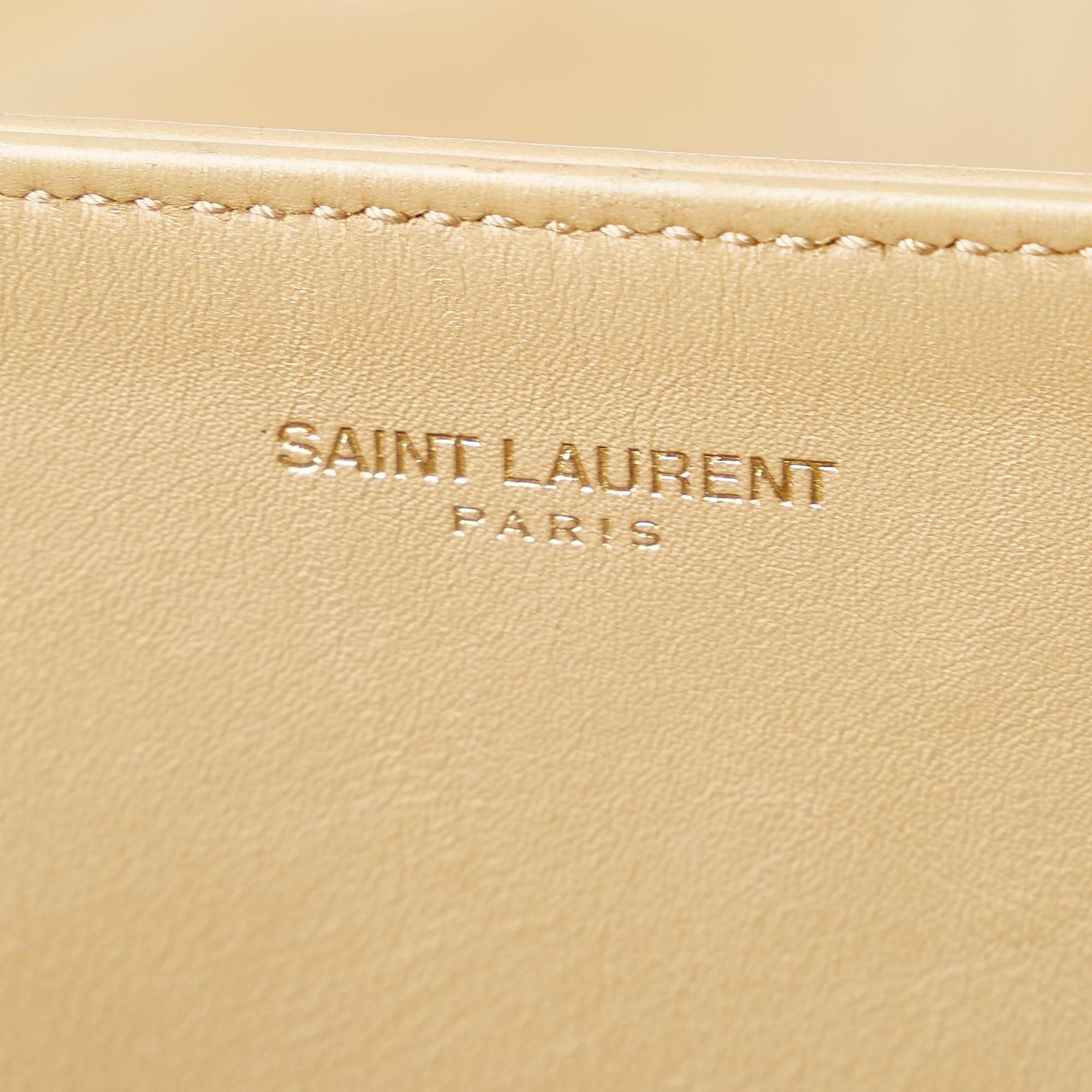 Saint Laurent Leather Tote Bag (SHG-31511)