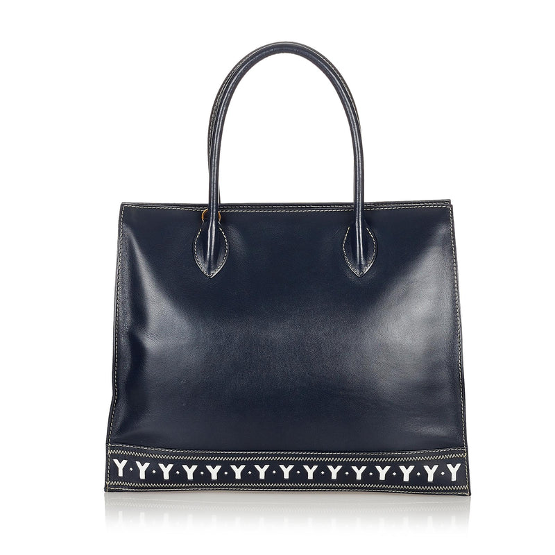 Saint Laurent Leather Tote Bag (SHG-26732)
