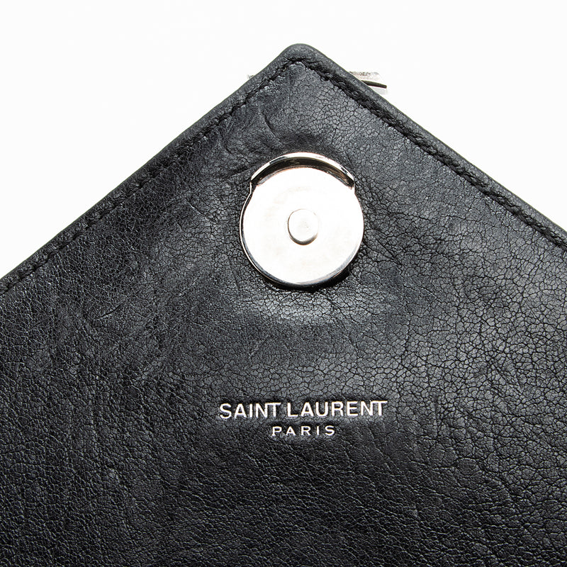 Saint Laurent Matelasse Calfskin Monogram Medium College Top Handle Bag (SHF-18909)