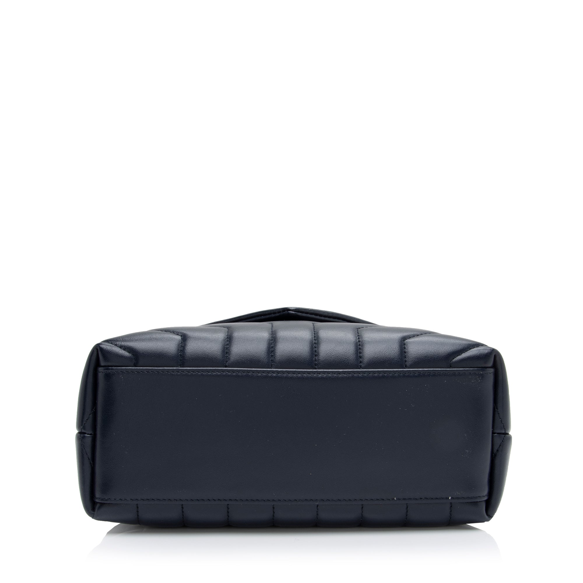 Saint Laurent Matelasse Calfskin Monogram LouLou Chain Small Crossbody Bag (SHF-HY4rvs)