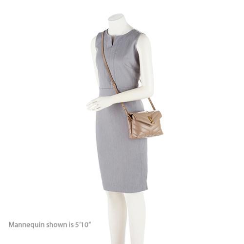 Saint Laurent Matelasse Calfskin Monogram LouLou Toy Crossbody Bag (SHF-vkCgCs)