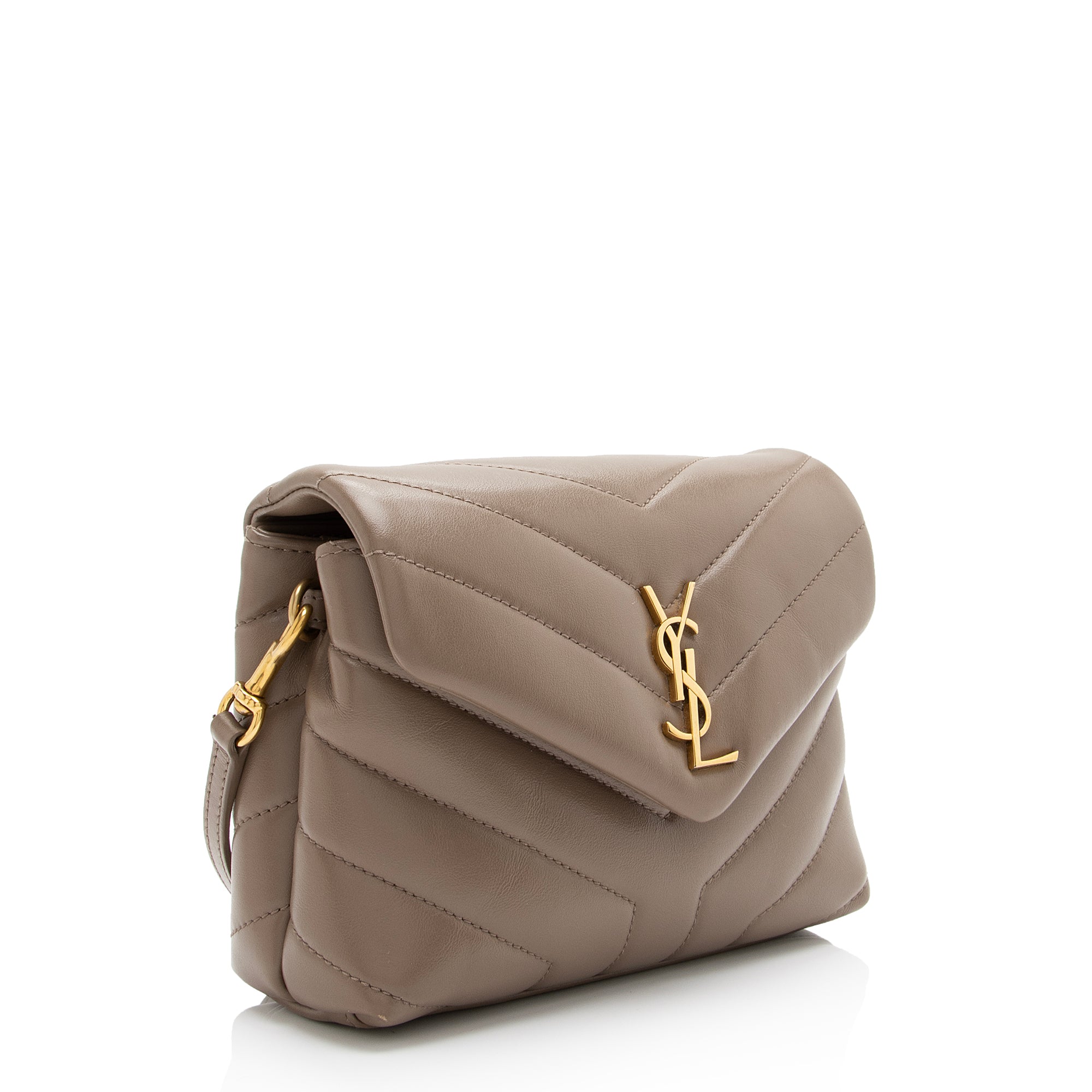 Saint Laurent Matelasse Calfskin Monogram LouLou Toy Crossbody Bag (SHF-vkCgCs)