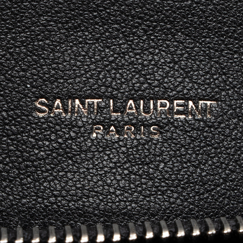 Saint Laurent Matelasse Calfskin Monogram Medium College Top Handle Bag (SHF-20778)