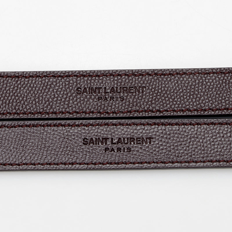 Saint Laurent Matelasse Grain de Poudre Monogram Large Shoulder Bag (SHF-18343)