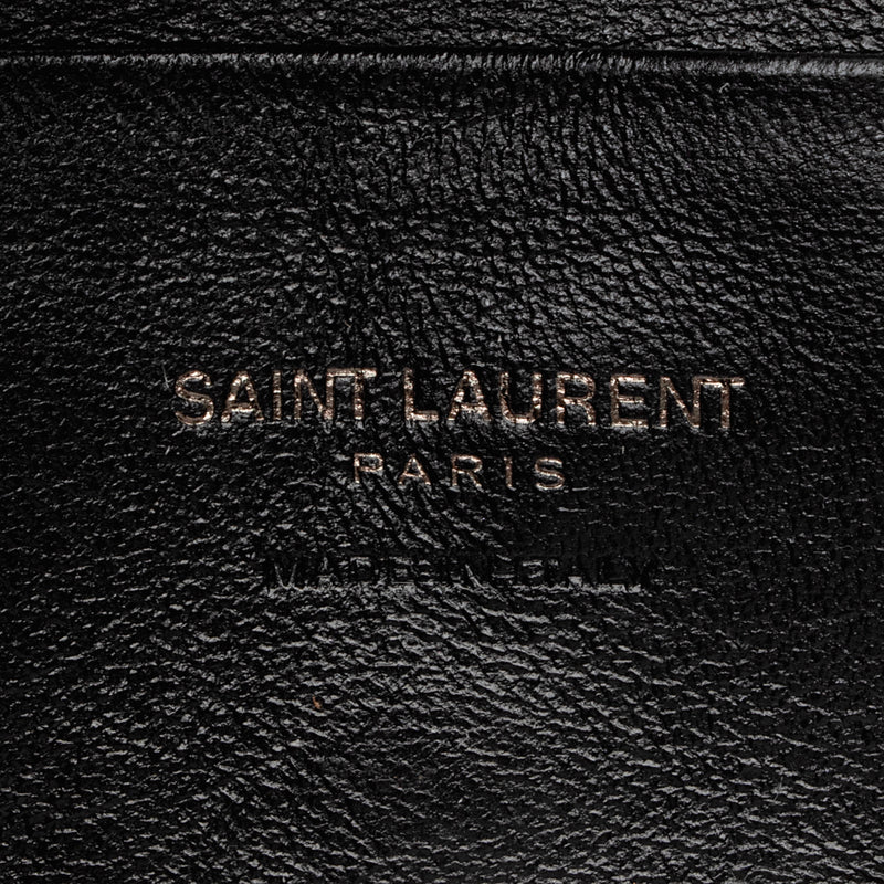 Saint Laurent Matelasse Grain de Poudre Monogram Lou Mini Camera Bag (SHF-OVTrYb)