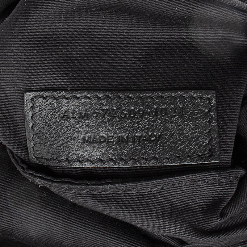 Saint Laurent Matelasse Lambskin Tweed Monogram Joe Backpack (SHF-23097)