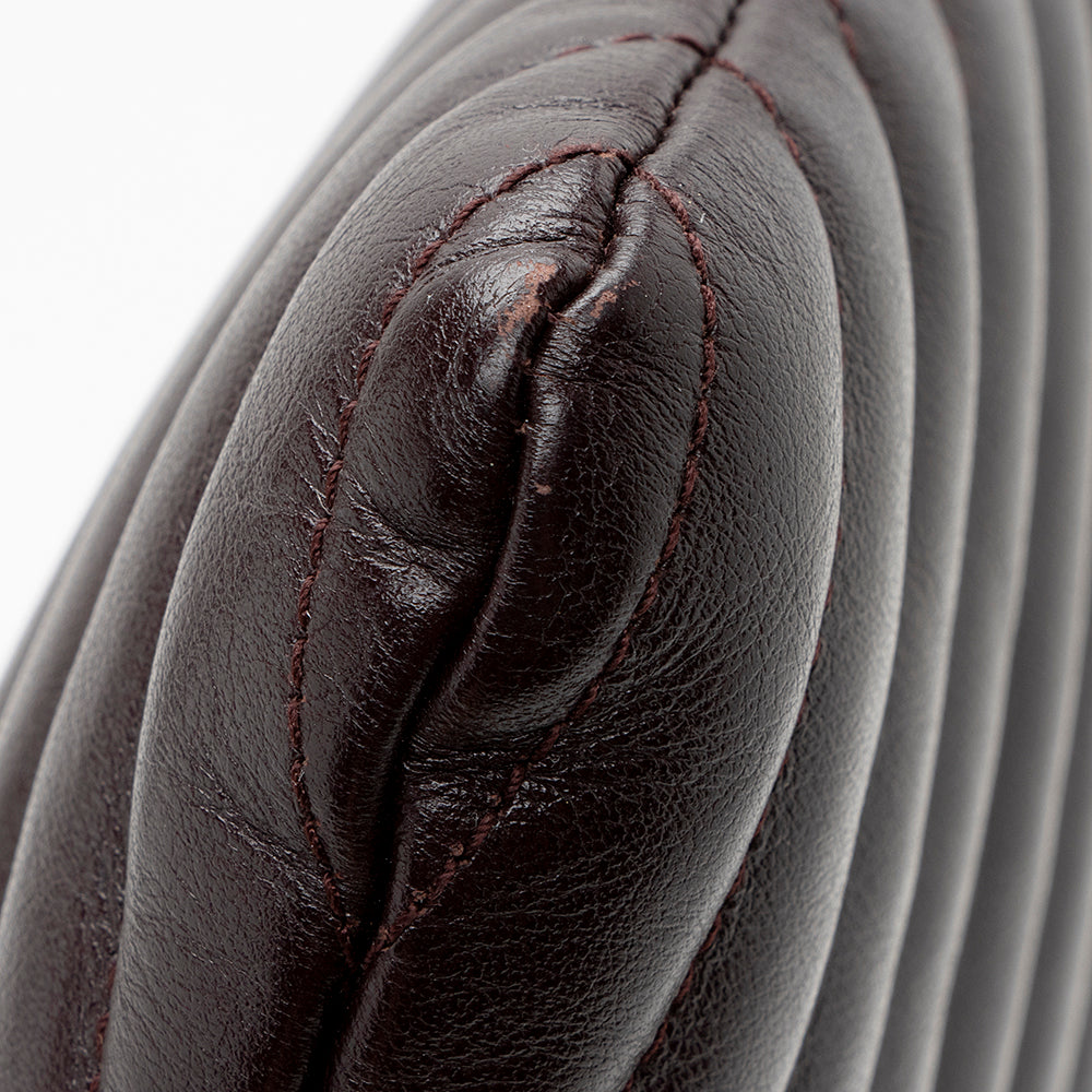 Saint Laurent Matelasse Leather Large Wristlet (SHF-16924)