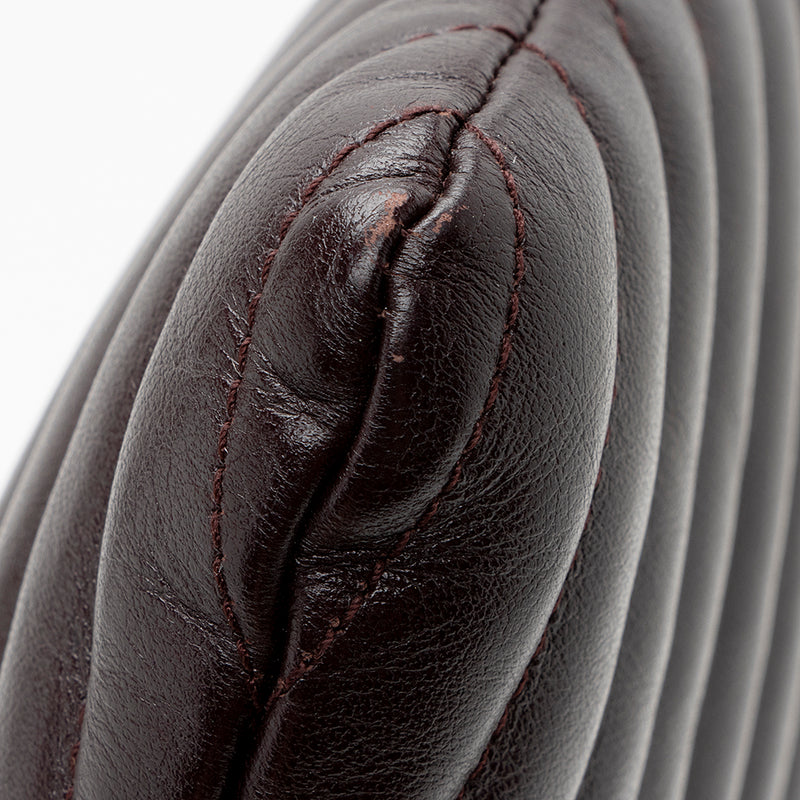 Saint Laurent Matelasse Leather Large Wristlet (SHF-16924)