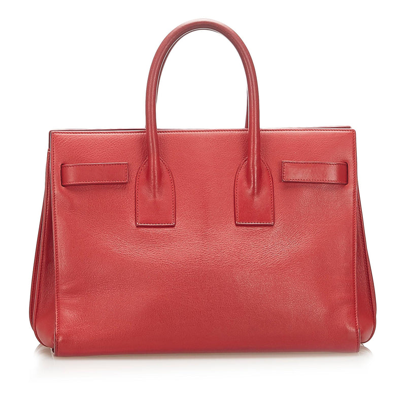 Saint Laurent Mini Sac De Jour Leather Handbag (SHG-18288)